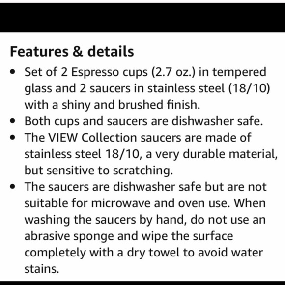 Nesspreso set Glass collection Espresso cups - Picture 2 of 7